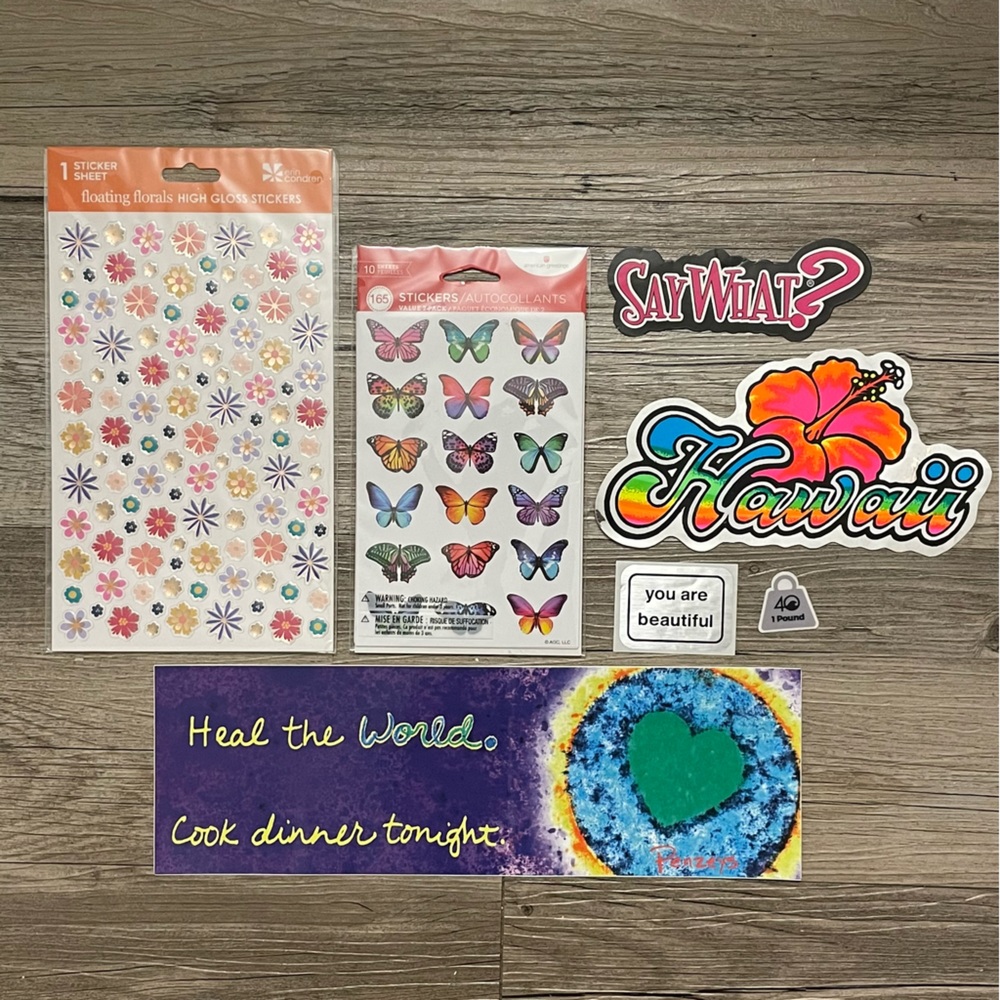 Sticker Sheet Lot Bundle - Perfect For Journaling, Scrapbooking, Planner, Notes - Picture 2 of 8